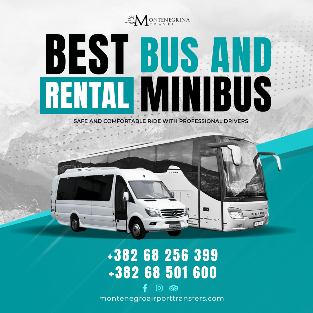 Rent a bus and minibus Montenegro
